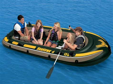 Четырехместная надувная лодка Seahawk 4 Intex, до 375 кг. - INTEX ...
