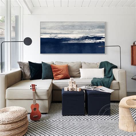 wall art navy blue 3