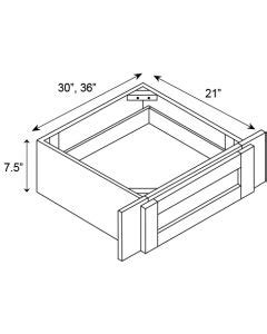 Vanity Knee Drawer Bathroom Vanities Liberty Shaker White Framed