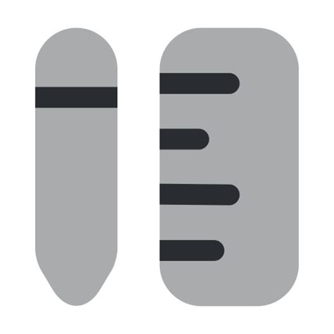 Ruler Pencil Icon User Interface Gesture Icons