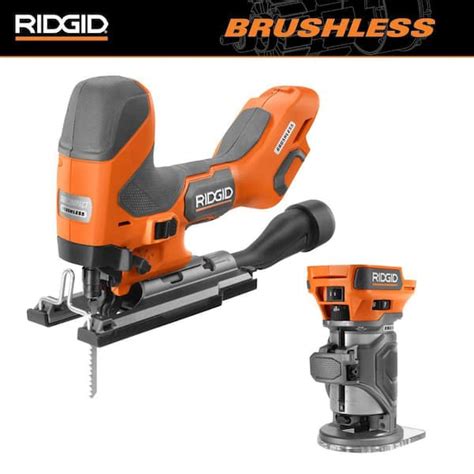 Ridgid V Brushless Cordless Tool Combo Kit With Subcompact Barrel