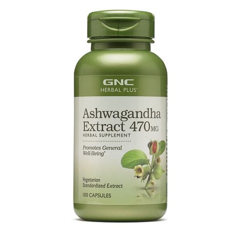 Ashwagandha 470 Mg 100 Capsule Gnc Farmacia Tei Online