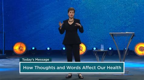 Thoughts Words Health Joyce Meyer Sermon Summaries For Pastors