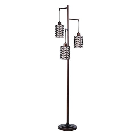 Stylecraft 72 In Rubbed Bronze Indoor Floor Lamp L73965ds The Home Depot