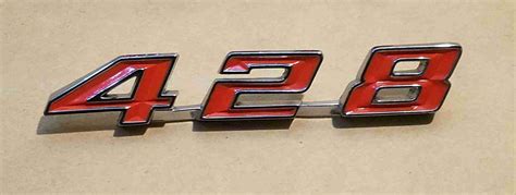 1967 Fender Emblem, ”428” GM # 9787948 & 9787949 – CPR Parts