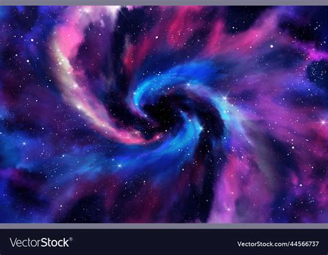 Hand painted watercolor galaxy wallpaper Vector Image