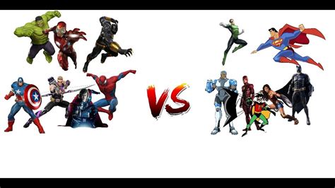 Avengers Vs Justice League Youtube