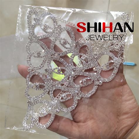 Sexy Austrian Crystal Burlesque Lingerie Thong Jewelry Rhinestone Panties Belly Chain For Dance