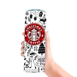 Christmas Starbucks Coffee Cup Starbucks Christmas Tumbler - Etsy