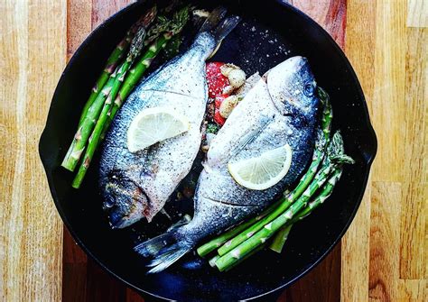 Whole Baked Sea Bream Recipe by Cooking With Peggs - Cookpad