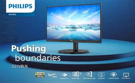 Philips 22 Inch Class Thin Monitor Full Hd 1920 X 1080 75hz