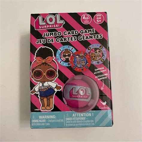 L O L Surprise Toys Lol Surprise Jumbo Card Game With Surprise Accessory For Ages 5 And Up