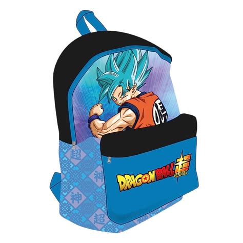 Mochila Escolar Cm Dragon Ball Azul