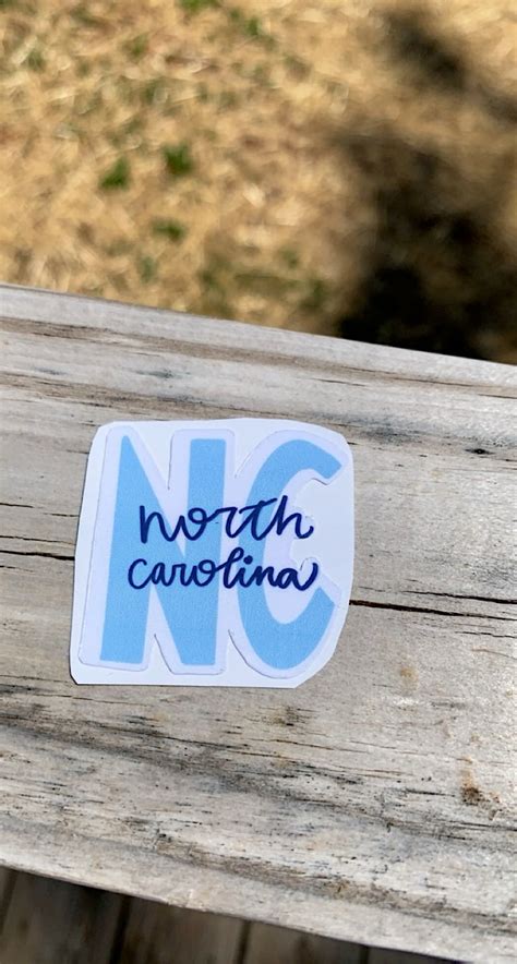 North Carolina Sticker Pack Nc Stickers Etsy