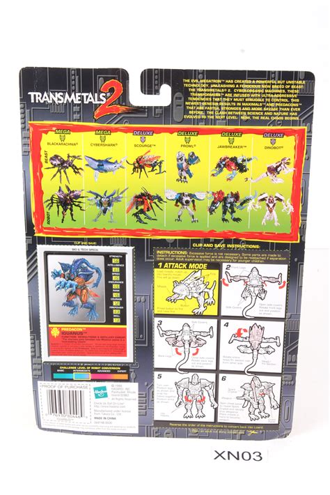 Packaged Not Sealed Transformers Beast Wars Deluxe Class Iguanus SKU