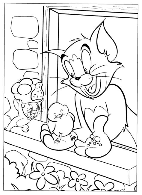 Desenhos Para Colorir Tom E Jerry Para Colorir