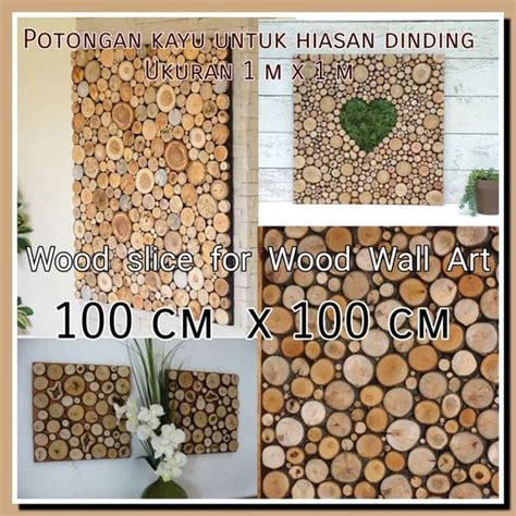 Jual Bahan Hiasan Dinding Kayu X M Wood Wall Art Wall Decor Home