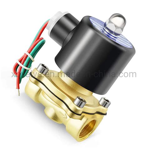 2 2 Way Direct Acting Brass Material 2W160 15 Water Solenoid Valve OEM