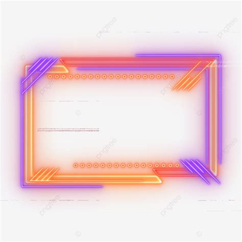 Rectangular Neon Border Rectangular Neon Neon Rectangular Neon