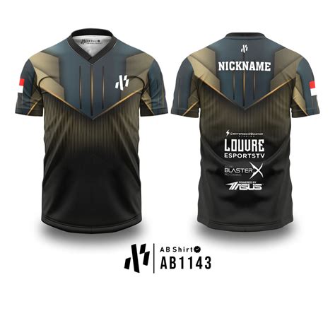 Jual JERSEY GAMING ESPORT PUBG FREEFIRE GLORY CUSTOM Shopee Indonesia