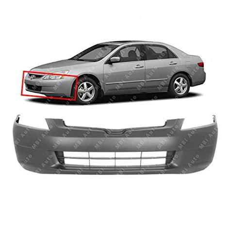 Mbi Auto Primered Front Bumper Cover Fascia For 2003 2004 2005 Honda