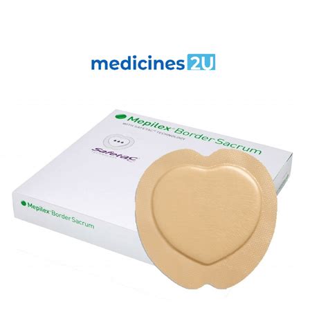 Mepilex Border Sacrum Sacral Dressings 15cm X 15cm Wounds Ulcers