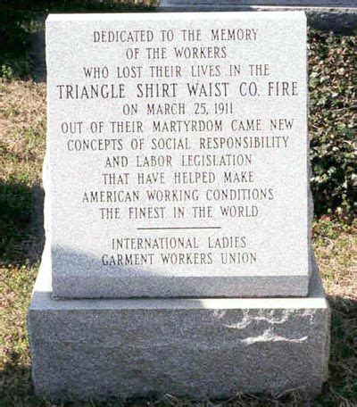 Triangle Shirtwaist Factory Fire Memorial ... in 2024 | Triangle ...