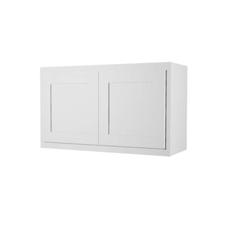 Spring Orchard Georgetown Maple White X Wall Cabinet With Butt