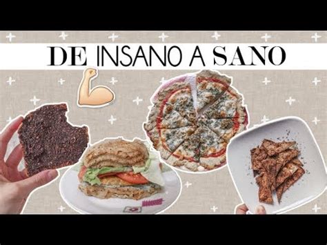 VERSIONES SANAS DE COMIDA INSANA Pizza Hamburguesa Nutella