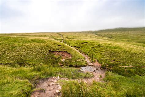 Mountain Landscape Storey Arms Brecon Beacons South Wales Uk Stock ...