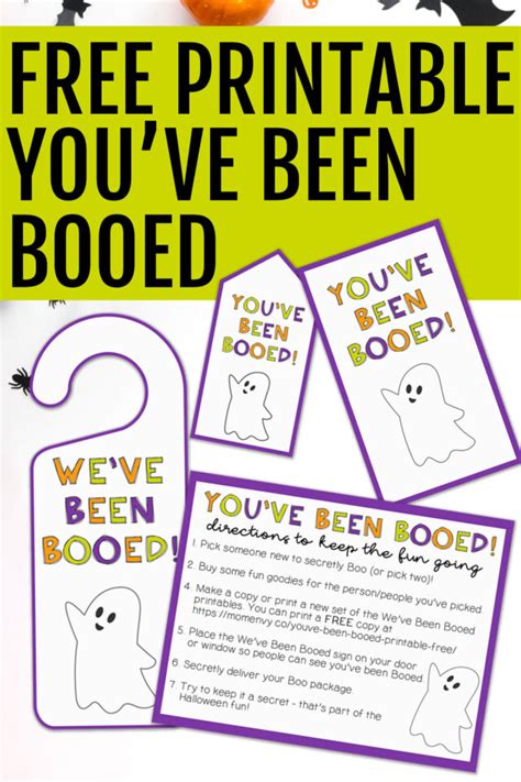 Youve Been Booed Printable Free Printable Set