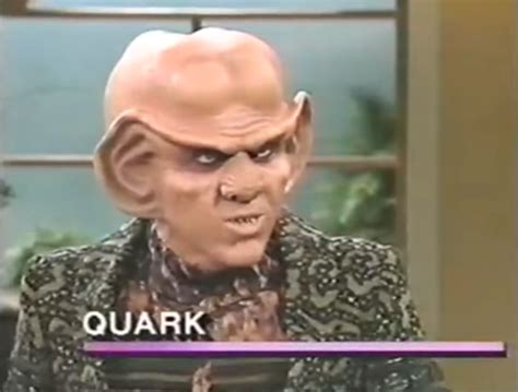 Armin Shimerman As Quark On Regis And Kathy Lee June 7 1993 Rstartrek