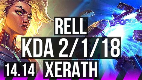 RELL Zeri Vs XERATH Ezreal SUP 2 1 18 66 Winrate EUW Master