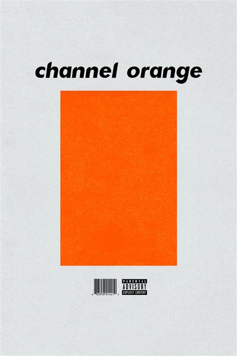 Frank Ocean Channel Orange Album Cover Poster Channel Orange Frank