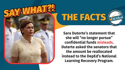 VERA FILES FACT CHECK: Tono ni Sara Duterte sa isyu ng confidential ...