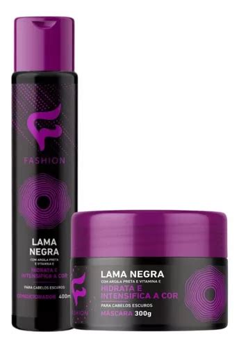 Kit Condicionador Ml M Scara G Lama Negra Mercadolivre