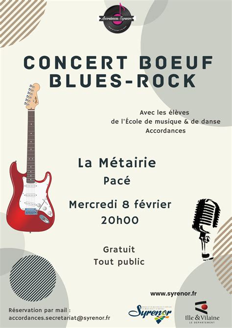 Concert B Uf Blues Rock Par Les L Ves De L Cole De Musique Et De