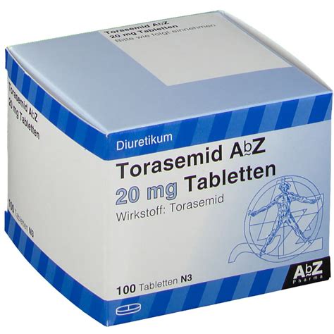 Torasemid AbZ 20Mg l 100 St mit dem E-Rezept kaufen - Shop Apotheke