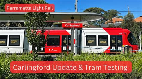 Parramatta Light Rail Vlog 21 Carlingford Update And Tram Testing Youtube