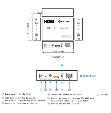 Farstrider Hdmi Extender Over Tcp Ip Ethernet Over Single Cat E Cat