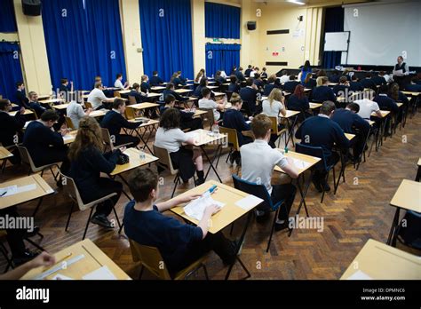 Gcse Exams Pupils Wales Hi Res Stock Photography And Images Alamy