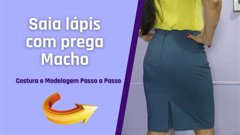 Modelagem E Costura De Saia L Pis Prega Macho Youtube