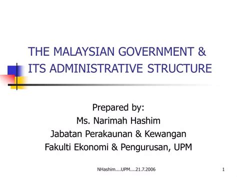 Ppt The Malaysian Government And Its Administrative Structure Powerpoint Presentation Id4315241