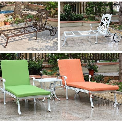 Шезлонг из литого алюминия Вилла(Villa) - Мир Дачника