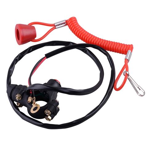 DWCX Outboard Engine Stop Safety Kill Switch Tether Cord Lanyard For