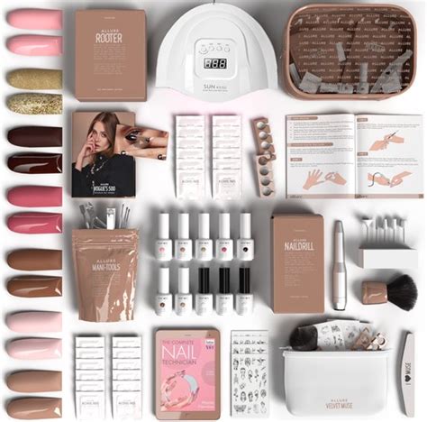 Allure Professionele Thick Texture Nude Gellak Starterset Deluxe Starter Kit Bol