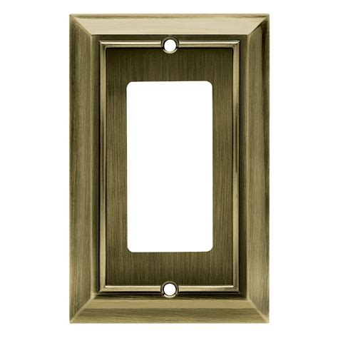 Hampton Bay Architectural Decorative Single Rocker Switch Plate