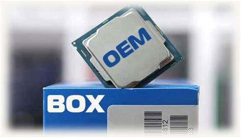 процессор Oem или Box в чем разница