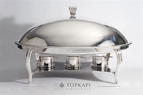 Oval Cm Lamb Ouzi Chafing Dish Raye Topkapi Silverware