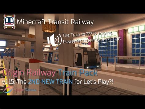 Minecraft Transit Railway Origin Railway Train Pack V Minecraft